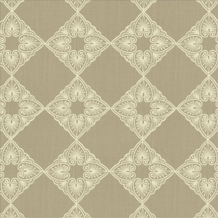 Statuary Silver by Kasmir Fabric 5141 82% Polyester
18% Linen
 CHINA 3,000 Wyzenbeek Double Rubs Horizontal: 5 6/8 inches and Vertical: 5 6/8 inches 53 - Fabric Carolina -