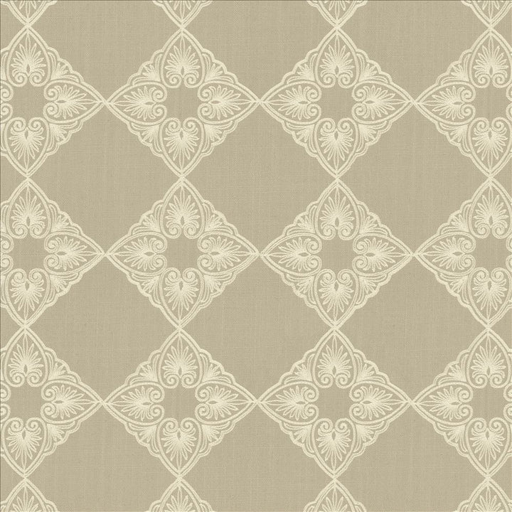 Statuary Silver by Kasmir Fabric 5141 82% Polyester
18% Linen
 CHINA </p><p>Repeat: Horizontal: 5 6/8 inches and Vertical: 5 6/8 inches 53 - Fabric Carolina -