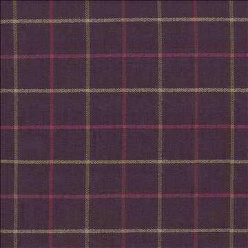 Steinbeck Check Berry by Kasmir Fabric 1446 50% Polyester 50% Viscose CHINA 68,000 Martindale Cycles H: 5 inches, V: 5 inches 57 - Fabric Carolina - Kasmir