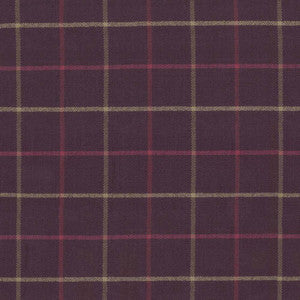 Steinbeck Check Berry by Kasmir Fabric