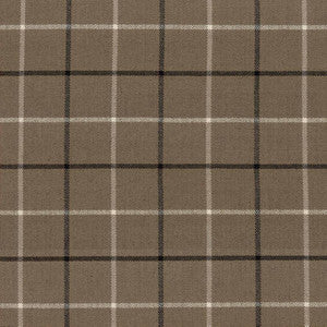 Steinbeck Check Taupe by Kasmir Fabric
