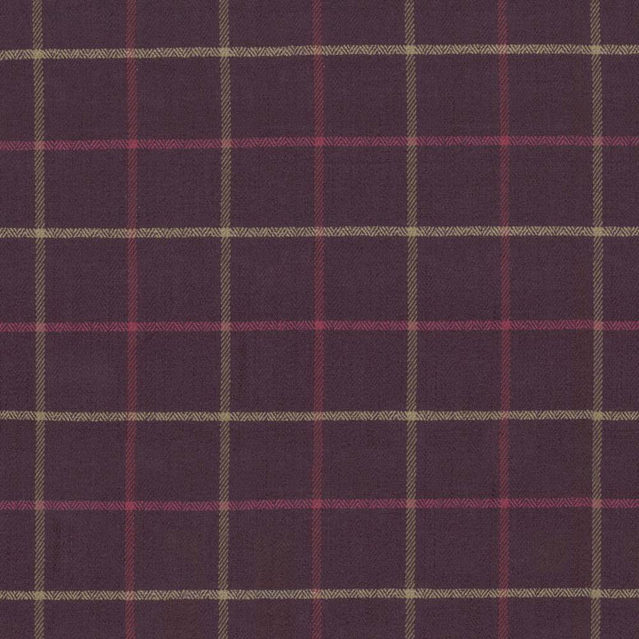 Steinbeck Check Berry by Kasmir Fabric 1446 50% Polyester
50% Viscose
 CHINA </p><p>Repeat: Horizontal: 5 inches and Vertical: 5 inches 57 - Fabric Carolina -