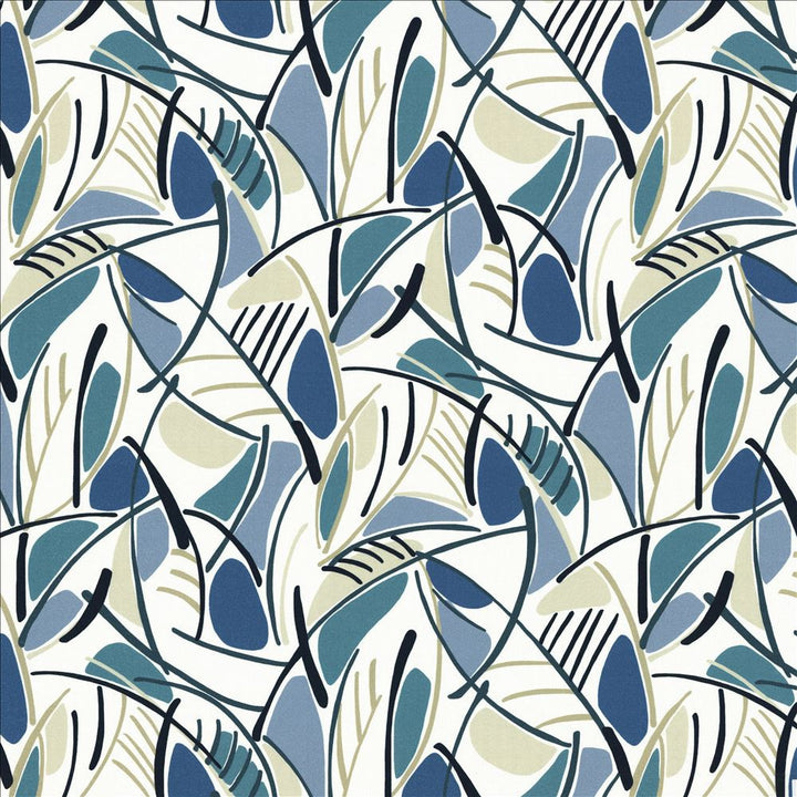 Stepping Stone Cobalt  by Kasmir Fabric 1474 100% Cotton  SPAIN  </p><p>Repeat: Horizontal: 27 inches and Vertical: 27 inches 54  - Fabric Carolina -