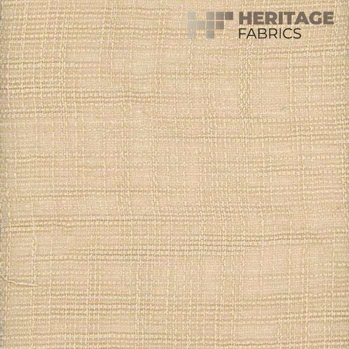 Stewart Flax by Heritage Fabric - 100% Polyester India Horizontal: N/A and Vertical: N/A 54" - Fabric Carolina -