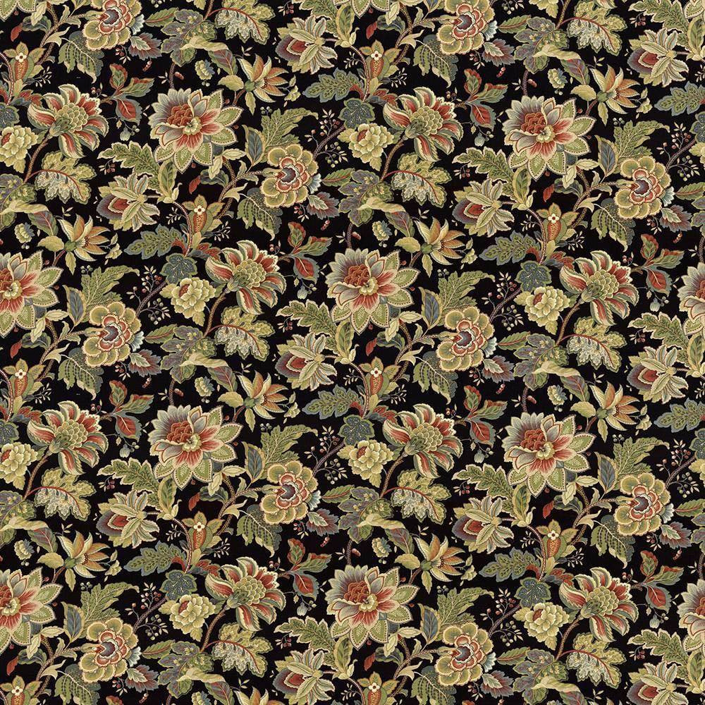Stillbrooke Noir by Kasmir Fabric 5078 CHINA 12,000 Wyzenbeek Double Rubs H: 27 4/8 inches, V:25 6/8 inches 54 - 55 - Fabric Carolina - Kasmir