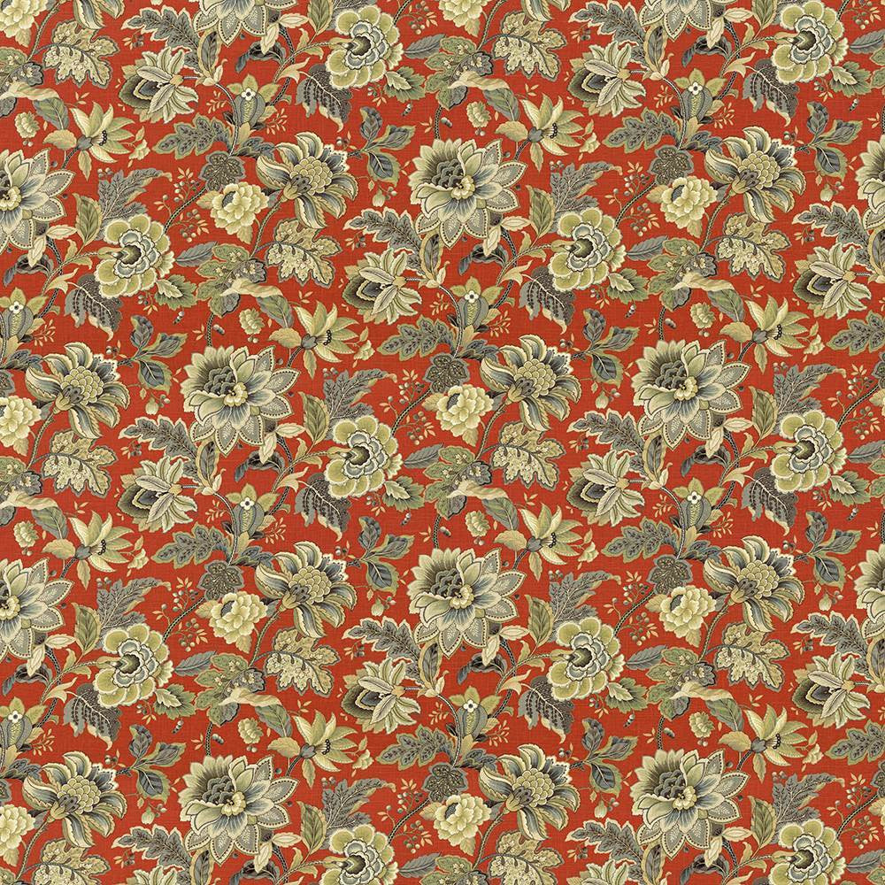 Stillbrooke Vermilion by Kasmir Fabric 5079 55% Linen
45% Rayon
 CHINA </p><p>Repeat: Horizontal: 27 4/8 inches and Vertical: 25 6/8 inches 54 - 55 - Fabric Carolina -