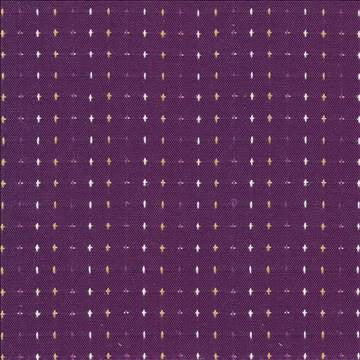 Stitchery Grape by Kasmir Fabric 1418 100% Cotton INDIA Not Tested H: N/A, V: N/A 54 - 55 - Fabric Carolina - Kasmir