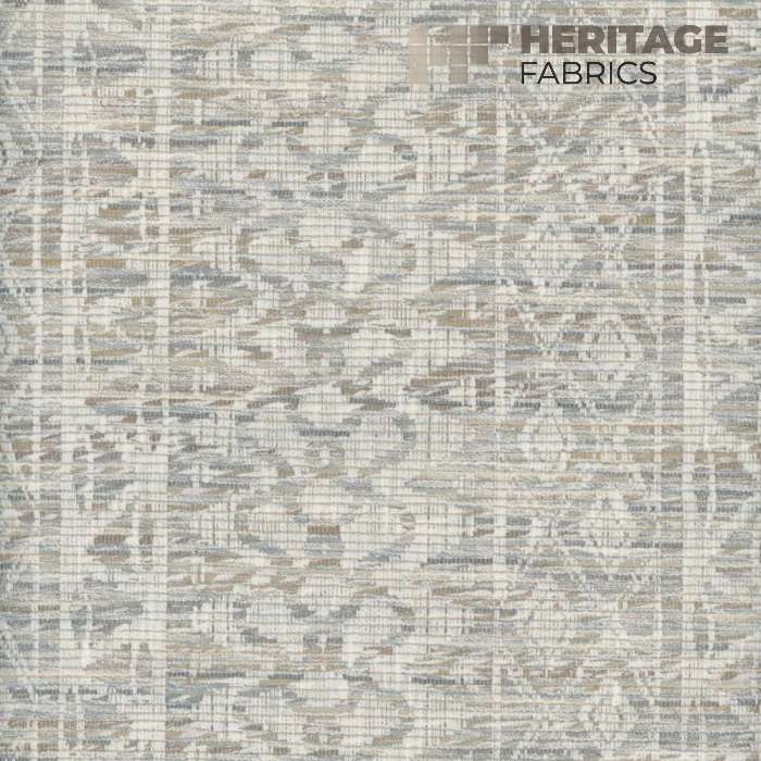 Stonehedge Bluemoon by Heritage Fabric - 76% Polyester 24% Cotton India 9,000 Horizontal: 7.25" and Vertical: 6" 54" - Fabric Carolina -