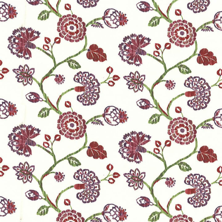Stoneleigh Crangrape by Kasmir Fabric 1435 100% Cotton
 USA </p><p>Repeat: Horizontal: 27 inches and Vertical: 25 2/8 inches 54 - Fabric Carolina -