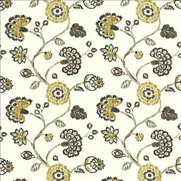 Stoneleigh Goldmine by Kasmir Fabric 1433 100% Cotton USA 12,000 Wyzenbeek Double Rubs H: 27 inches, V: 25 2/8 inches 54 - Fabric Carolina - Kasmir