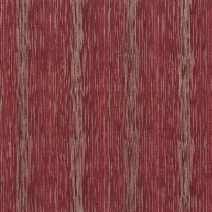 Strand By Strand Cherry by Kasmir Fabric 1426 100% Polyester INDIA Not Tested Horizontal: 13 4/8 inches and Vertical: 10 7/8 inches 54 - Fabric Carolina -