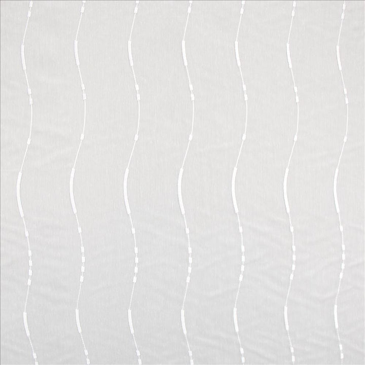 Streamline White by Kasmir Fabric 5108 100% Polyester
 TURKEY </p><p>Repeat: Horizontal: 6 2/8 inches and Vertical: 16 inches 110 - 122 - Fabric Carolina -