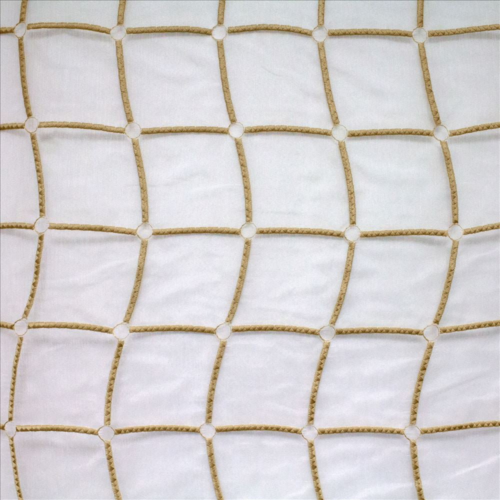 Stringcourse Gold by Kasmir Fabric 5108 100% Polyester
 TURKEY </p><p>Repeat: Horizontal: 16 6/8 inches and Vertical: 4 2/8 inches 60 - 64 - Fabric Carolina -