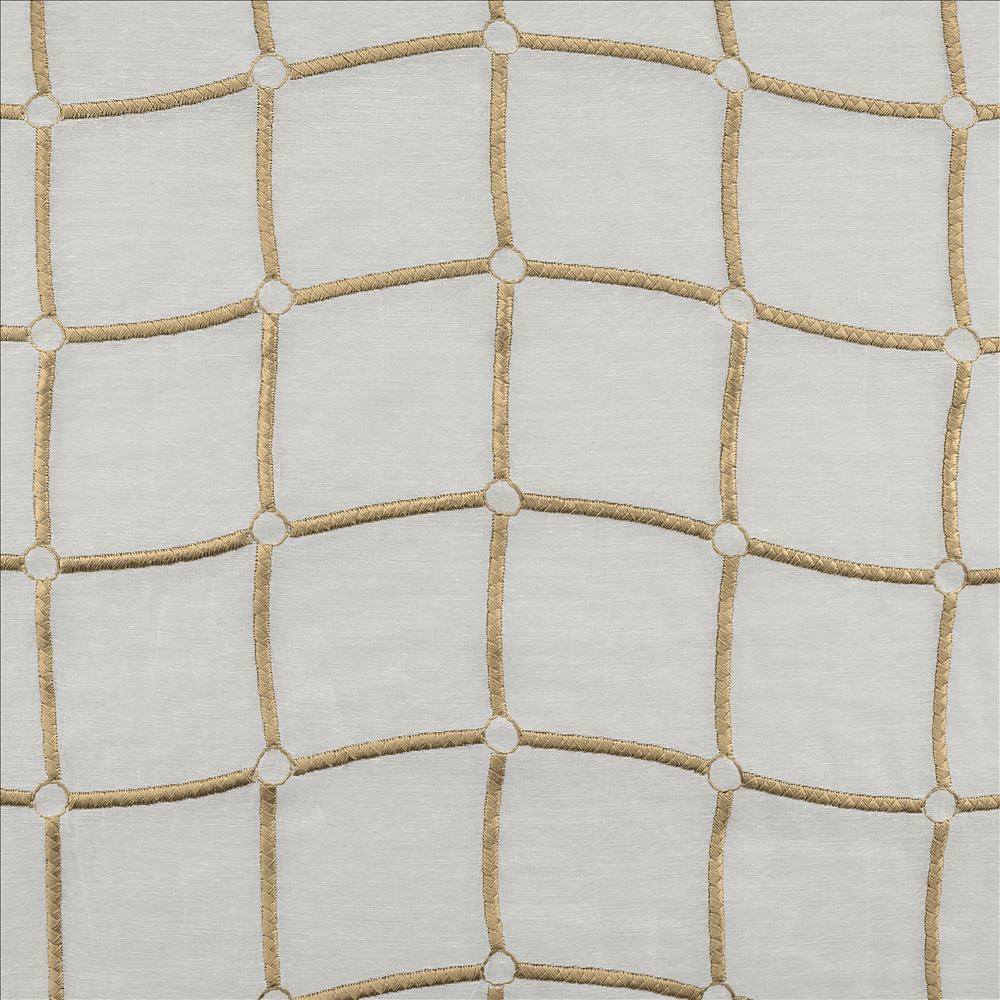 Stringcourse Gold by Kasmir Fabric 5108 100% Polyester
 TURKEY </p><p>Repeat: Horizontal: 16 6/8 inches and Vertical: 4 2/8 inches 54 - 64 - Fabric Carolina -