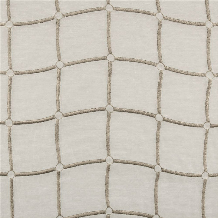 Stringcourse Silver by Kasmir Fabric 5108 100% Polyester
 TURKEY Not Tested </p><p>Repeat: Horizontal: 16 6/8 inches and Vertical: 4 2/8 inches 54 - Fabric Carolina -