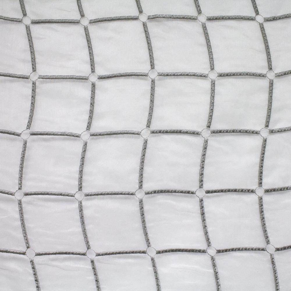 Stringcourse Silver by Kasmir Fabric 5108 TURKEY Not Tested H: 16 6/8 inches, V:4 2/8 inches 60 - 64 - Fabric Carolina - Kasmir