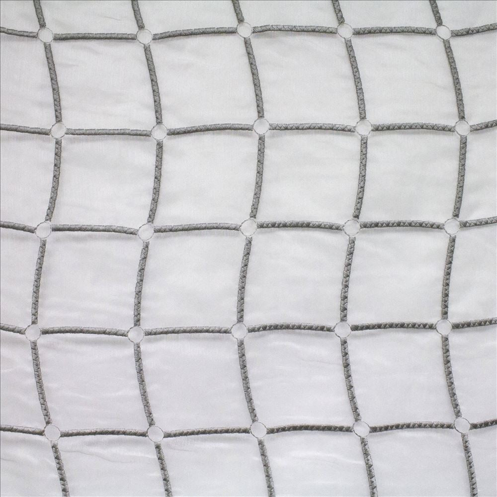 Stringcourse Silver  by Kasmir Fabric See sample 100% Polyester
 TURKEY Not Tested </p><p>Repeat: Horizontal: 16 6/8 inches and Vertical: 4 2/8 inches 60  - Fabric Carolina -