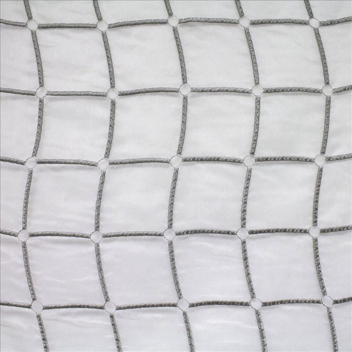 Stringcourse Silver  by Kasmir Fabric See sample 100% Polyester
 TURKEY Not Tested </p><p>Repeat: Horizontal: 16 6/8 inches and Vertical: 4 2/8 inches 60  - Fabric Carolina -