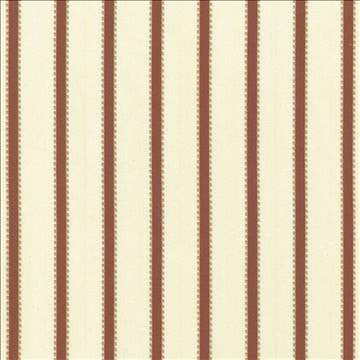 Stripe Delight Cinnabar by Kasmir Fabric 5070 100% Cotton INDIA 27,000 Wyzenbeek Double Rubs H: 1 4/8 inches, V: N/A 55 - 57 - Fabric Carolina - Kasmir