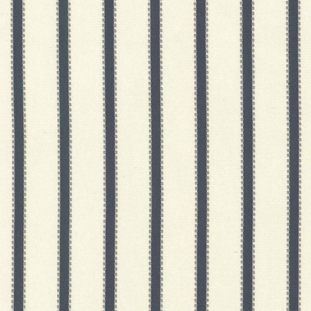 Stripe Delight Navy by Kasmir Fabric 5072 INDIA 27,000 Wyzenbeek Double Rubs H: 1 4/8 inches, V:N/A 55 - 57 - Fabric Carolina - Kasmir