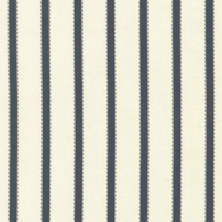 Stripe Delight Navy by Kasmir Fabric 5072 INDIA 27,000 Wyzenbeek Double Rubs H: 1 4/8 inches, V:N/A 55 - 57 - Fabric Carolina - Kasmir