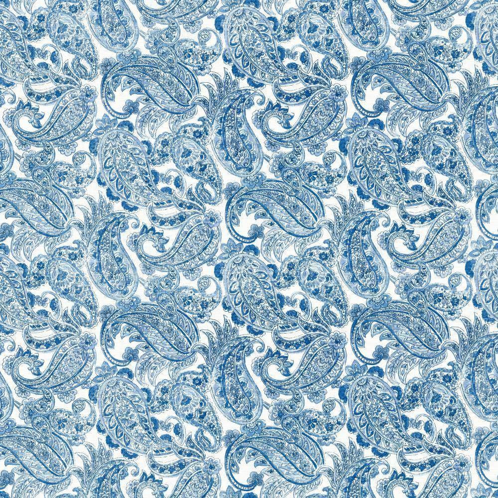 Strut Indigo by Kasmir Fabric 5107 USA H: 25 4/8 inches, V:27 inches 54 - 57 - Fabric Carolina - Kasmir