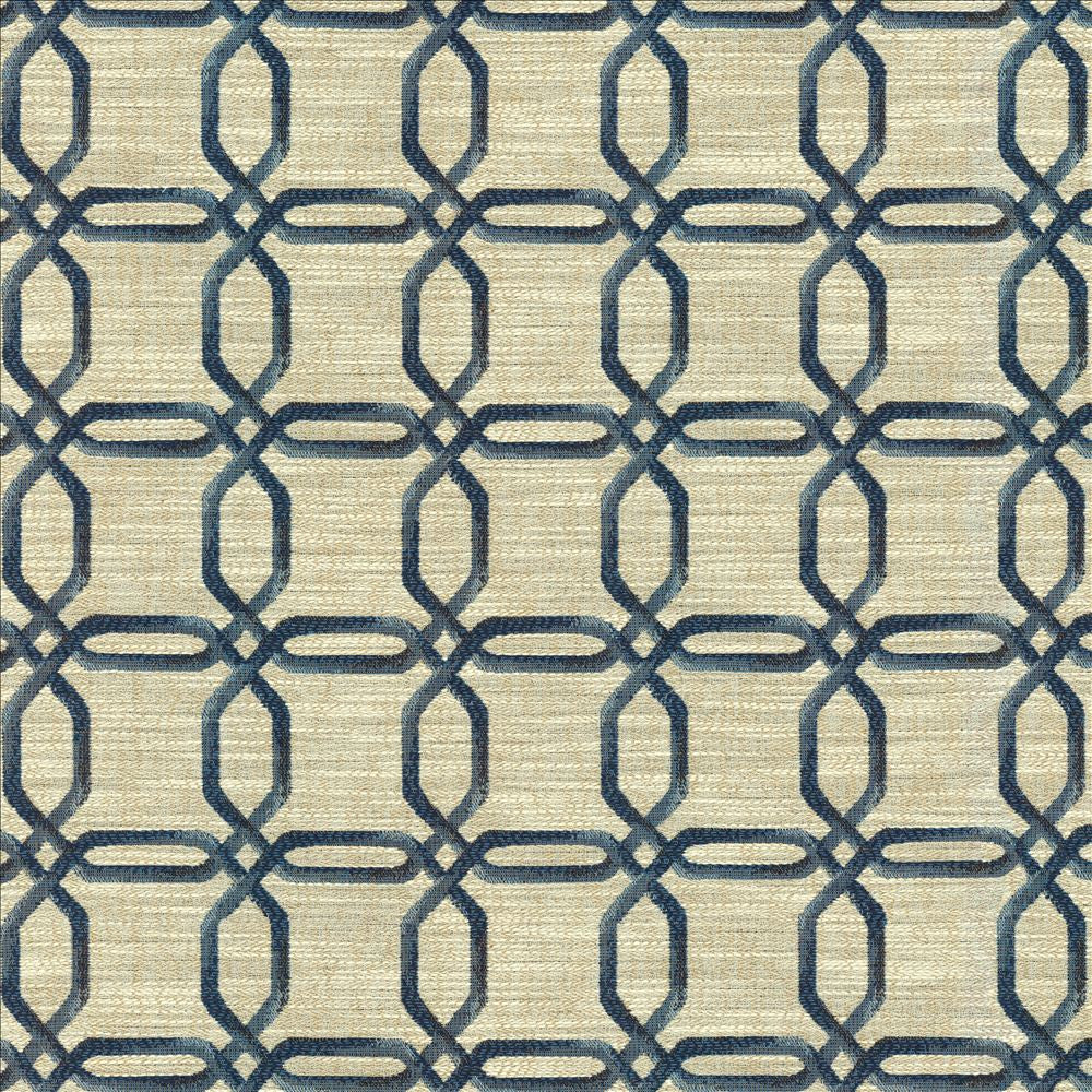 Sugarcane Blue Jay by Kasmir Fabric 5145 100% Polyester
 CHINA </p><p>Repeat: Horizontal: 3 4/8 inches and Vertical: 3 2/8 inches 54 - Fabric Carolina -