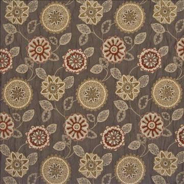 Sultania Floral Autumn by Kasmir Fabric 1390 54% Polyester 46% Rayon CHINA 50,000 Wyzenbeek Double Rubs H: 14 4/8 inches, V: 28 inches 56 - Fabric Carolina - Kasmir