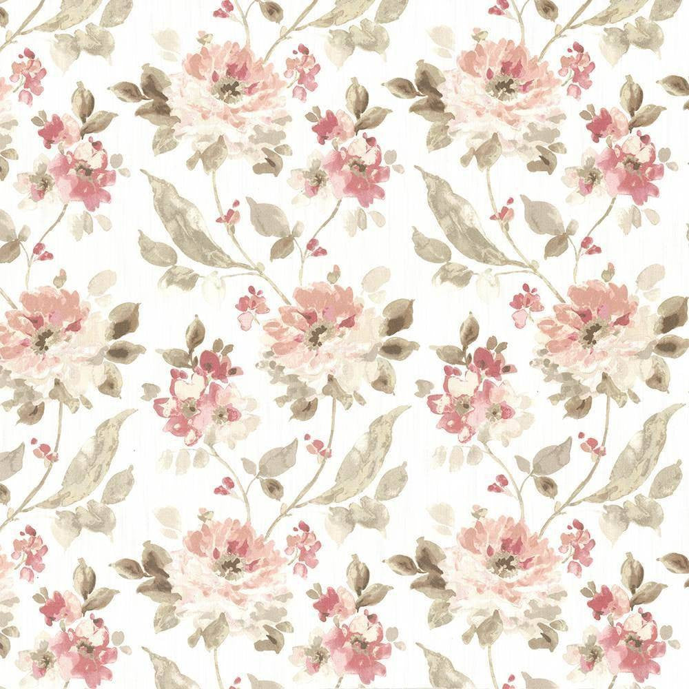 Summergrove Rose by Kasmir Fabric 5080 INDIA 3,000 Wyzenbeek Double Rubs H: 13 4/8 inches, V:24 4/8 inches 54 - Fabric Carolina - Kasmir