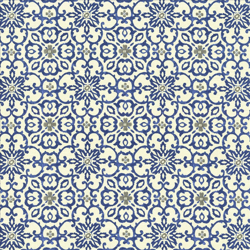 Summerlyn Azure by Kasmir Fabric 5081 100% Cotton
 USA 15,000 Wyzenbeek Double Rubs </p><p>Repeat: Horizontal: 9 inches and Vertical: 9 inches 54 - Fabric Carolina -
