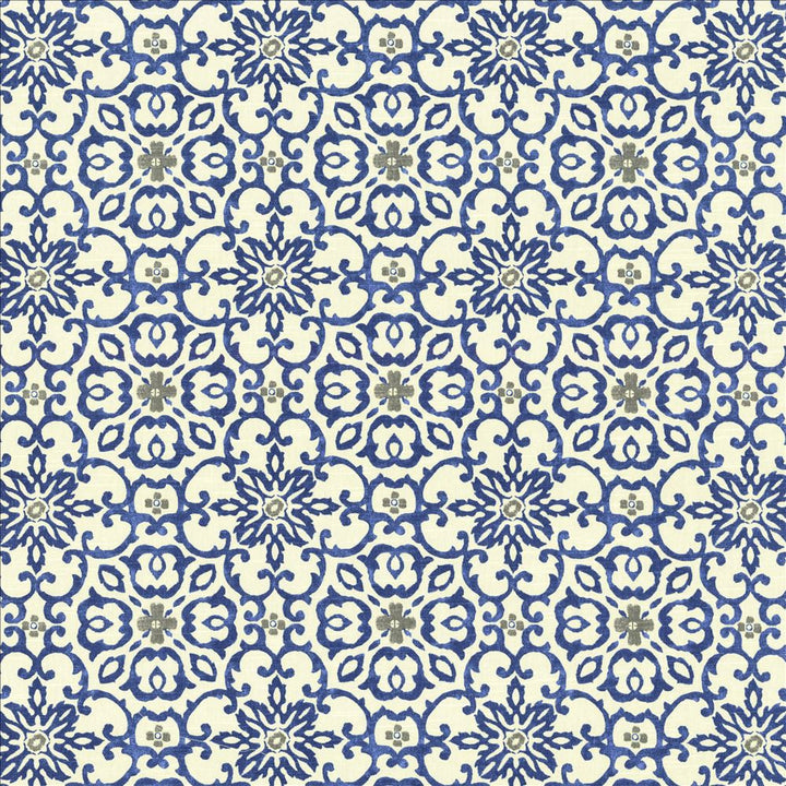 Summerlyn Azure by Kasmir Fabric 5081 100% Cotton
 USA 15,000 Wyzenbeek Double Rubs </p><p>Repeat: Horizontal: 9 inches and Vertical: 9 inches 54 - Fabric Carolina -