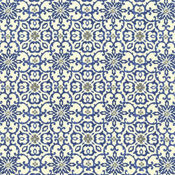 Summerlyn Azure by Kasmir Fabric 5081 100% Cotton
 USA </p><p>Repeat: Horizontal: 9 inches and Vertical: 9 inches 54 - Fabric Carolina -
