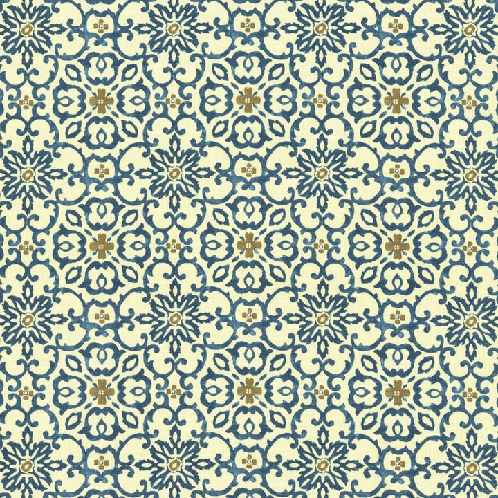 Summerlyn Lagoon by Kasmir Fabric 5081 100% Cotton
 USA </p><p>Repeat: Horizontal: 9 inches and Vertical: 9 inches 54 - Fabric Carolina -