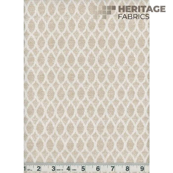 Summit Natural by Heritage Designer Fabric - 53% Poly + 47% Cotton India 100,000 Horizontal: 0.75" and Vertical: 2.25" 54" - Swanky Fabrics -