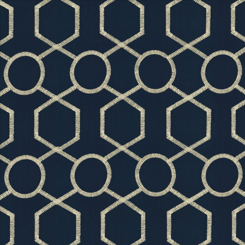 Summit Ridge Navy  by Kasmir Fabric See sample 55% Polyester
45% Cotton
 INDIA Not Tested </p><p>Repeat: Horizontal: 6 4/8 inches and Vertical: 9 2/8 inches 54  - Fabric Carolina -
