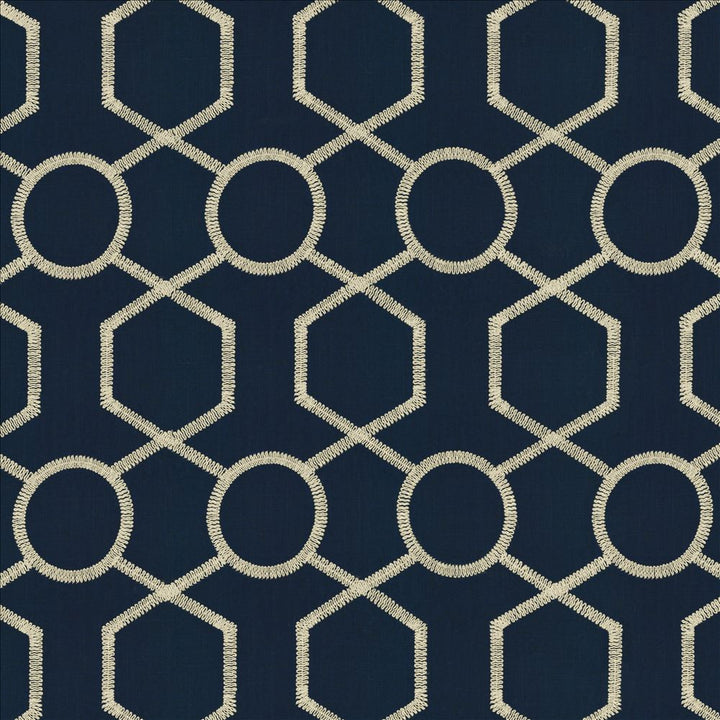 Summit Ridge Navy  by Kasmir Fabric See sample 55% Polyester
45% Cotton
 INDIA Not Tested </p><p>Repeat: Horizontal: 6 4/8 inches and Vertical: 9 2/8 inches 54  - Fabric Carolina -
