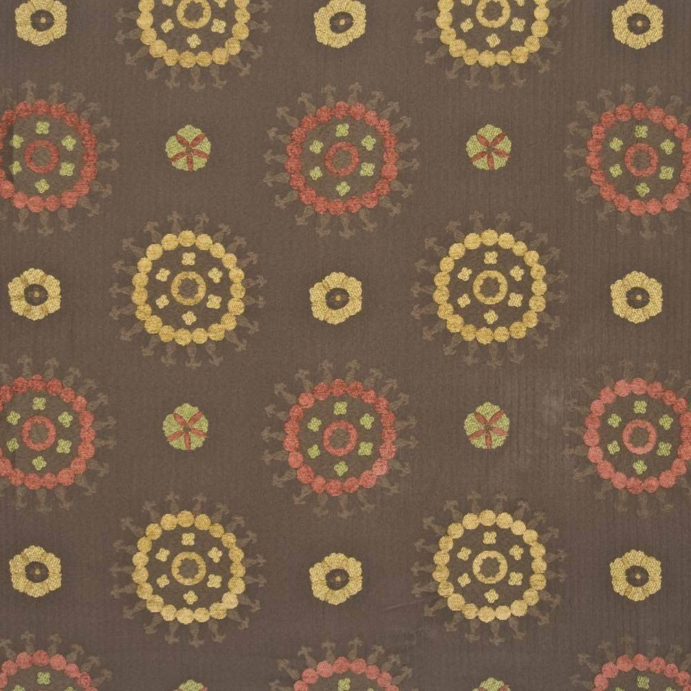 Sun Valley Nutmeg by Kasmir Fabric 1387 CHINA 12,000 Wyzenbeek Double Rubs H: 14 6/8 inches, V:12 4/8 inches 57 - Fabric Carolina - Kasmir