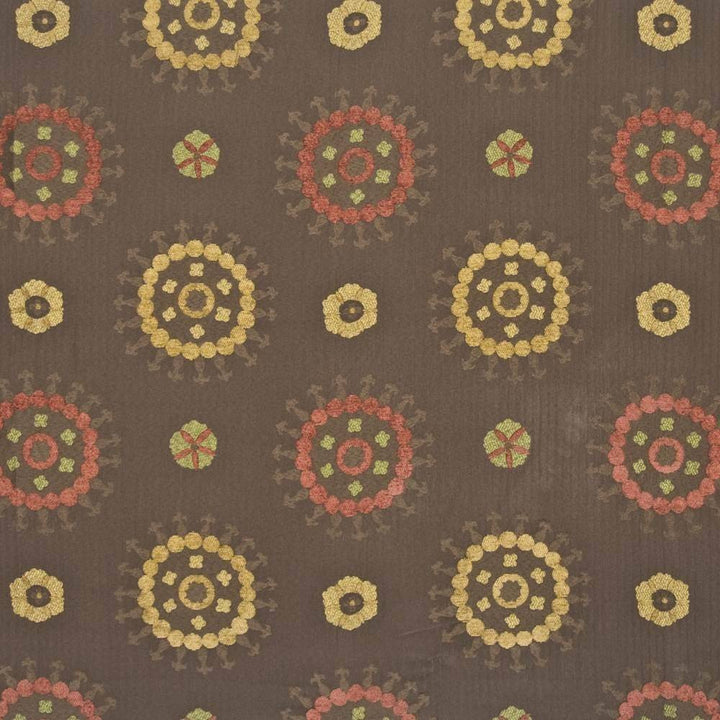 Sun Valley Nutmeg by Kasmir Fabric 1387 CHINA 12,000 Wyzenbeek Double Rubs H: 14 6/8 inches, V:12 4/8 inches 57 - Fabric Carolina - Kasmir