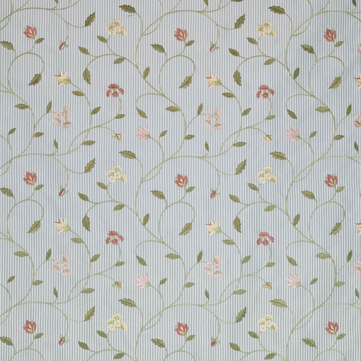Sunnydale Porcelain by Kasmir Fabric 1402 100% Polyester
 INDIA 80,000 Wyzenbeek Double Rubs </p><p>Repeat: Horizontal: 13 inches and Vertical: 12 4/8 inches 52 - Fabric Carolina -