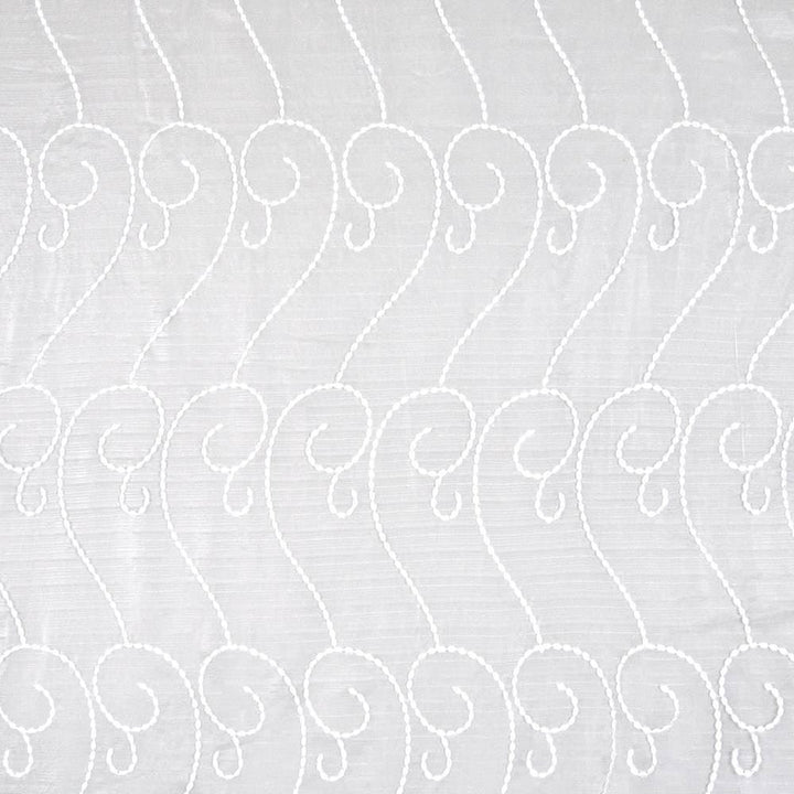 Swag Chalk by Kasmir Fabric 1374 100% Polyester CHINA Not Tested Horizontal: 4 inches and Vertical: 20 inches 106 - Fabric Carolina -
