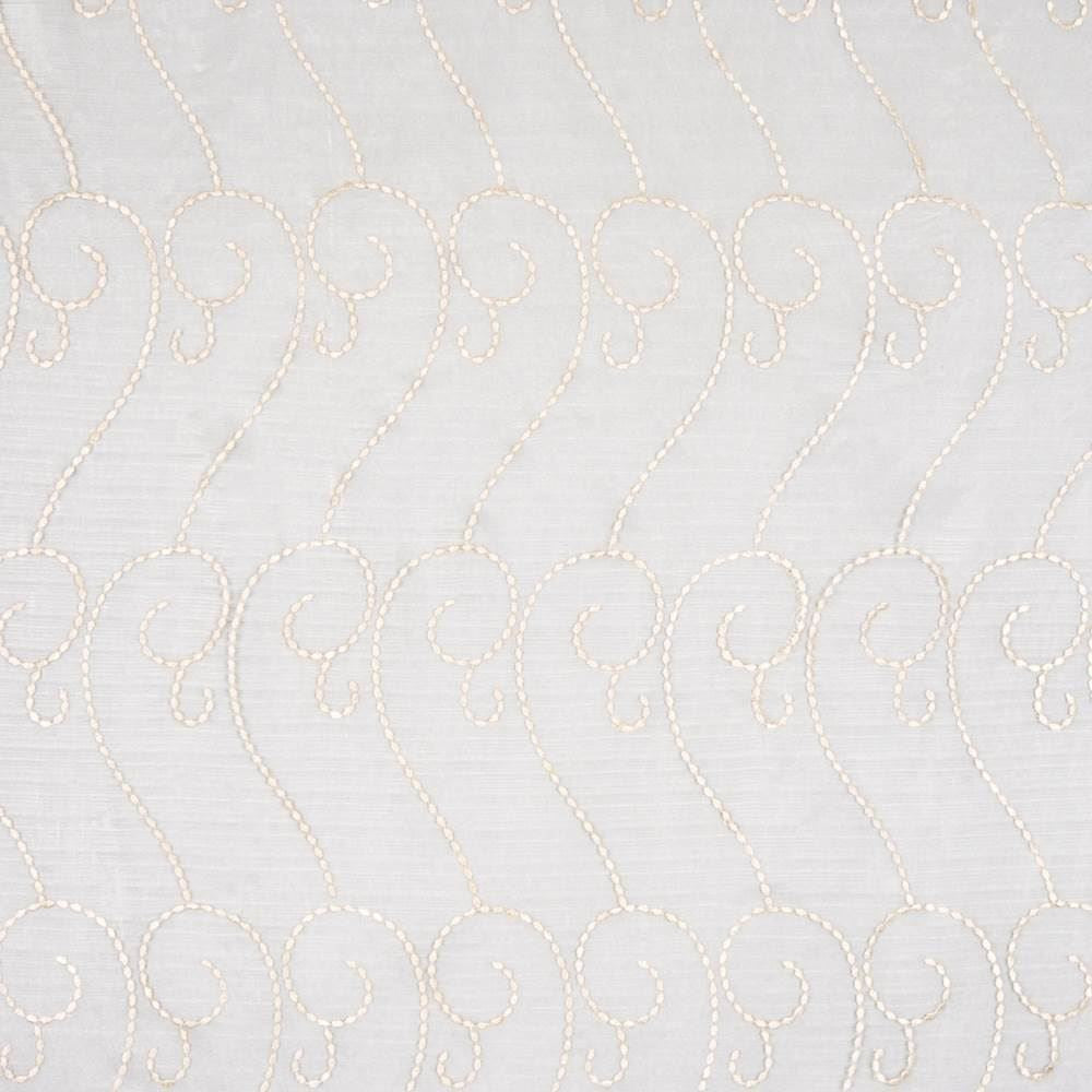 Swag Sandstone by Kasmir Fabric 1374 100% Polyester CHINA Not Tested Horizontal: 4 inches and Vertical: 20 inches 106 - Fabric Carolina -