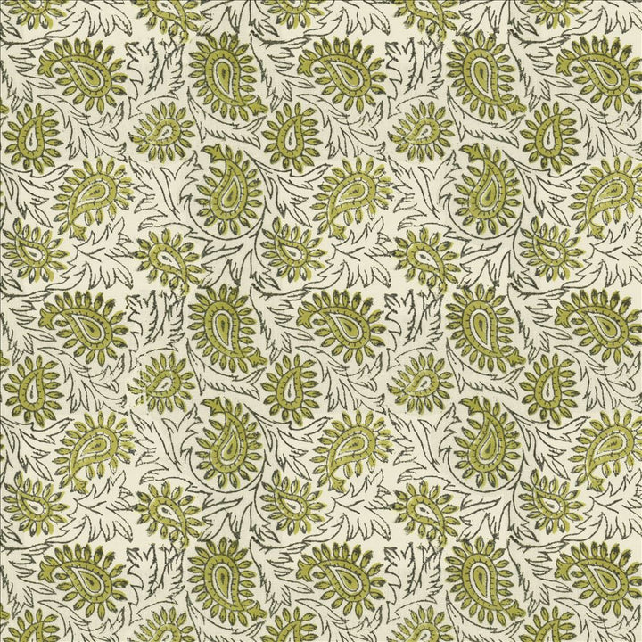 Swansea Leaf Olive by Kasmir Fabric 5124 52% Linen
48% Cotton
 INDIA </p><p>Repeat: Horizontal: 6 4/8 inches and Vertical: 6 4/8 inches 53 - Fabric Carolina -