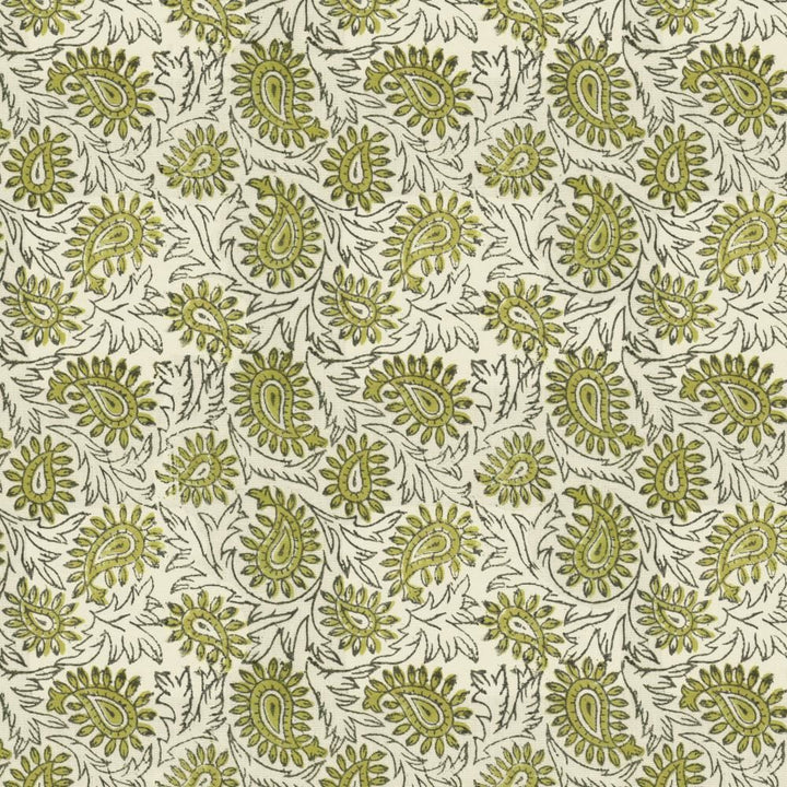 Swansea Leaf Olive by Kasmir Fabric 5124 52% Linen
48% Cotton
 INDIA </p><p>Repeat: Horizontal: 6 4/8 inches and Vertical: 6 4/8 inches 53 - Fabric Carolina -
