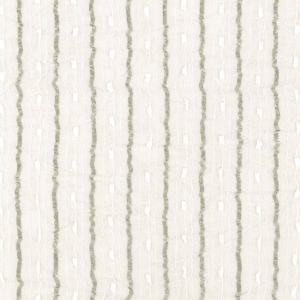 Sway Silver by Kasmir Fabric 5076 CHINA Not Tested H: 1 4/8 inches, V:N/A 116 - 118 - Fabric Carolina - Kasmir