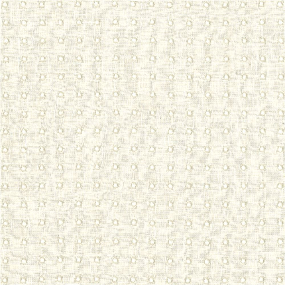 Swiss Dot Eggshell  by Kasmir Fabric See sample 100% Linen
 CHINA Not Tested </p><p>Repeat: Horizontal: 4/8 inches and Vertical: 4/8 inches 52  - Fabric Carolina -