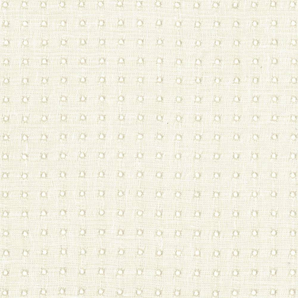 Swiss Dot Eggshell by Kasmir Fabric 1443 CHINA Not Tested H: 4/8 inches, V:4/8 inches 57 - Fabric Carolina - Kasmir