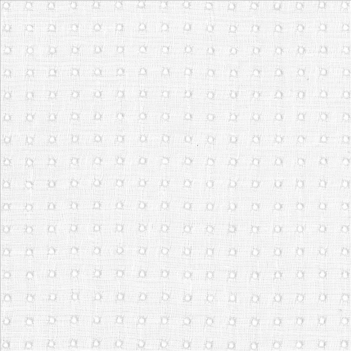 Swiss Dot Snow by Kasmir Fabric 1443 100% Linen CHINA Not Tested Horizontal: 4/8 inches and Vertical: 4/8 inches 57 - Fabric Carolina -