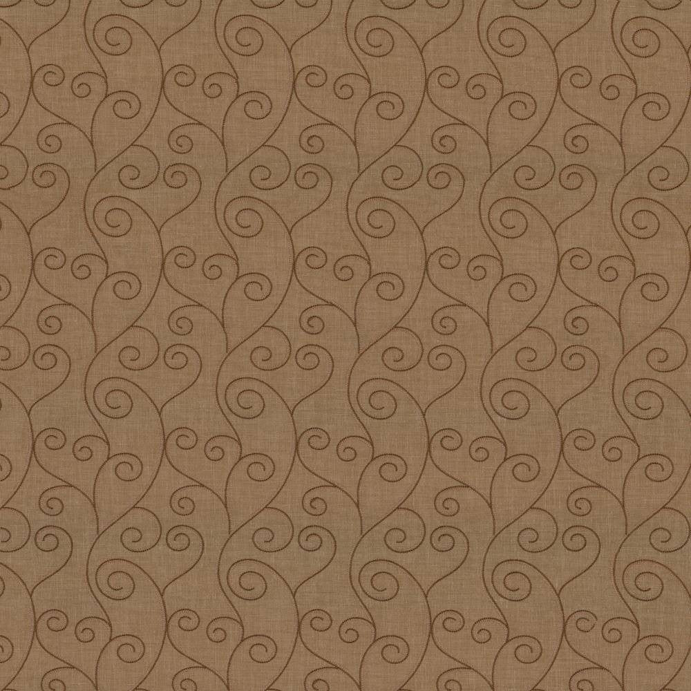 Swoop Cappuccino by Kasmir Fabric 1443 80% Polyester
20% Viscose
Embroidery
100% Polyester
 INDIA </p><p>Repeat: Horizontal: 6 4/8 inches and Vertical: 9 4/8 inches 55 - Fabric Carolina -