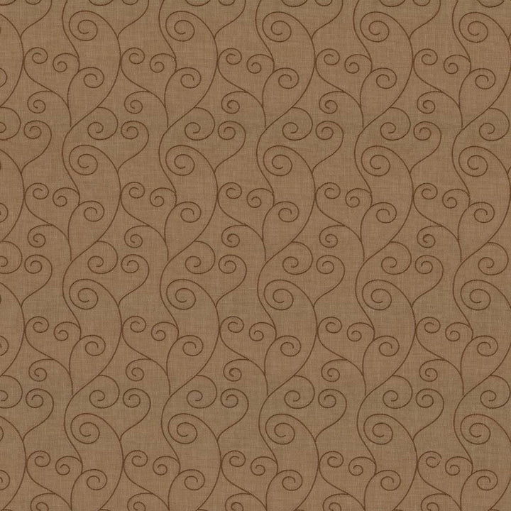 Swoop Cappuccino by Kasmir Fabric 1443 INDIA Not Tested H: 6 4/8 inches, V:9 4/8 inches 55 - Fabric Carolina - Kasmir