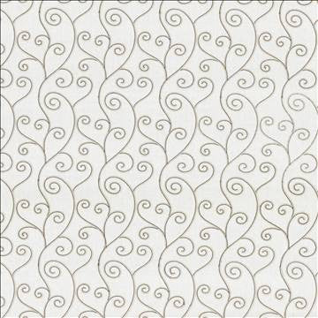 Swoop Off White by Kasmir Fabric 1443 80% Polyester 20% Viscose Embroidery Contents 100% Polyester INDIA Not Tested H: 6 4/8 inches, V: 9 4/8 inches 55 - Fabric Carolina - Kasmir